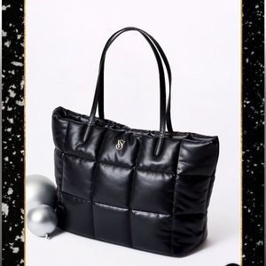 Victoria’s Secret Black Quilted Tote - NWT